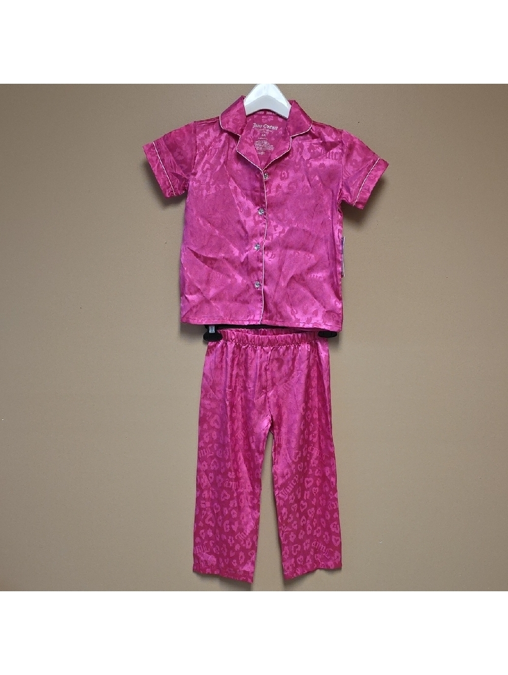 Juicy Couture Fuchsia Kids Pajama Set
